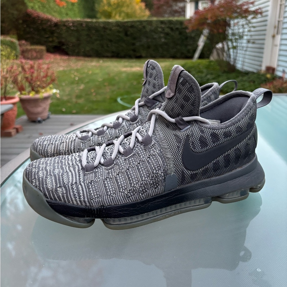 Nike KD 9 Battle Grey Basketball Athletic Casual Sneakers